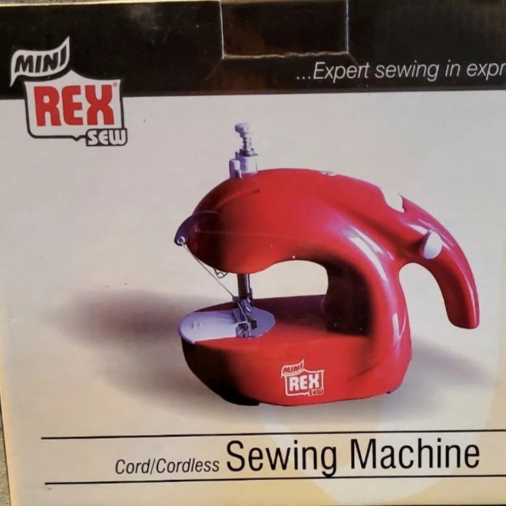 MINI REX Cordless RED SEWING MACHINE SMARTEK